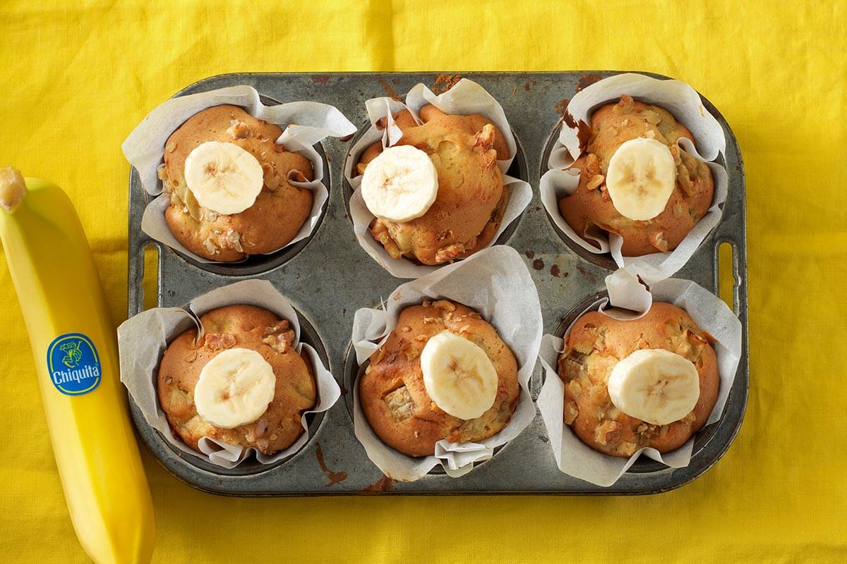 Chiquita banana walnut muffins | Chiquita Recipes