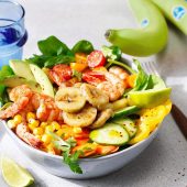 Chiquita Banana shrimp salad