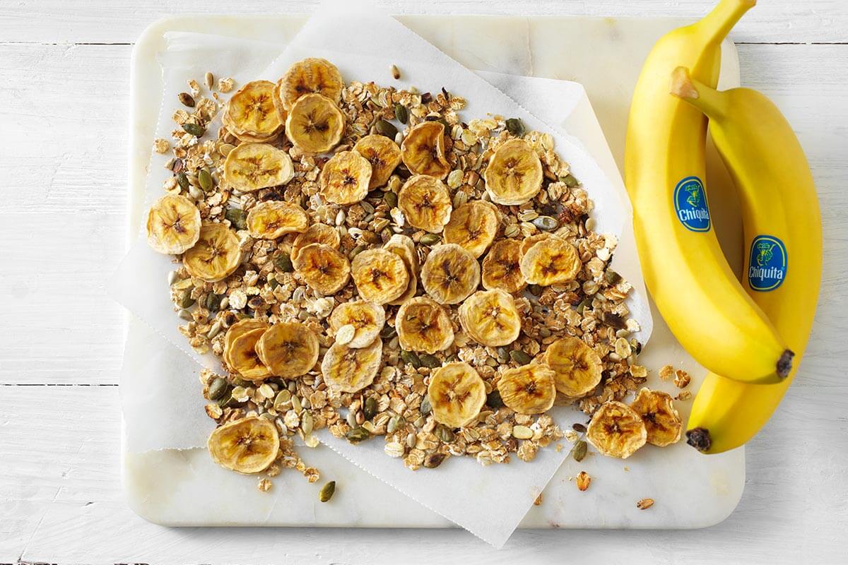 Homemade Chiquita banana chips