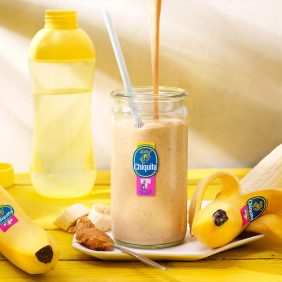 Peanut Butter and Chiquita Banana Pre Workout Shake