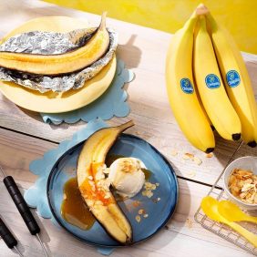 BBQ Chiquita banana split