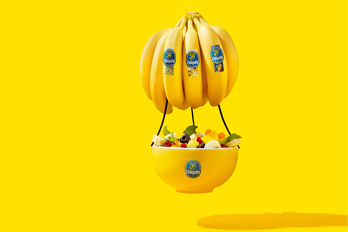 Classic Chiquita Floating Banana Fruit bowl