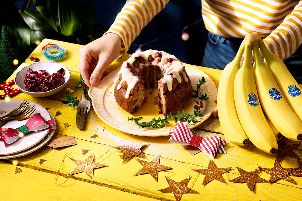 Christmas Moist Banana Bread by Chiquita