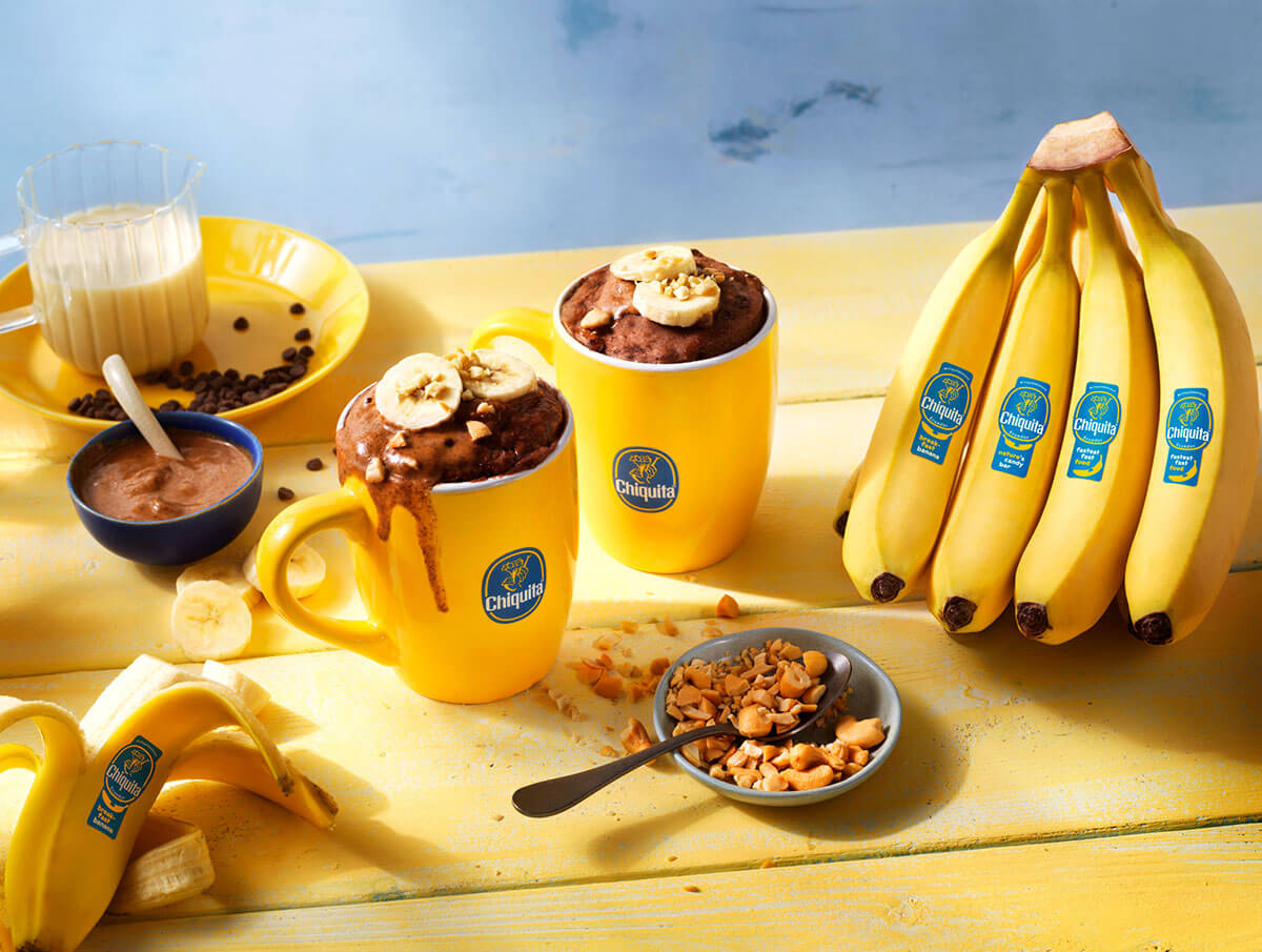 Best Ever Chiquita Banana Chocolate Mug Cake