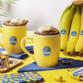 Chiquita Banana bread in a mug