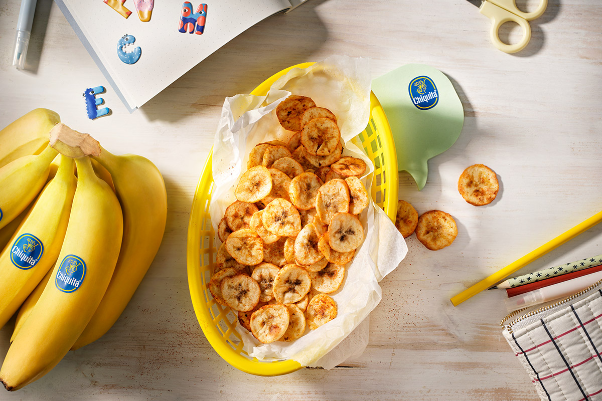 Lightly Salted Air-Fryer Banana Chips Snack