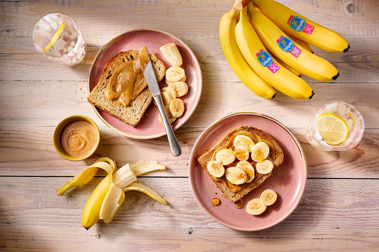 Chiquita’s super nut banana toast