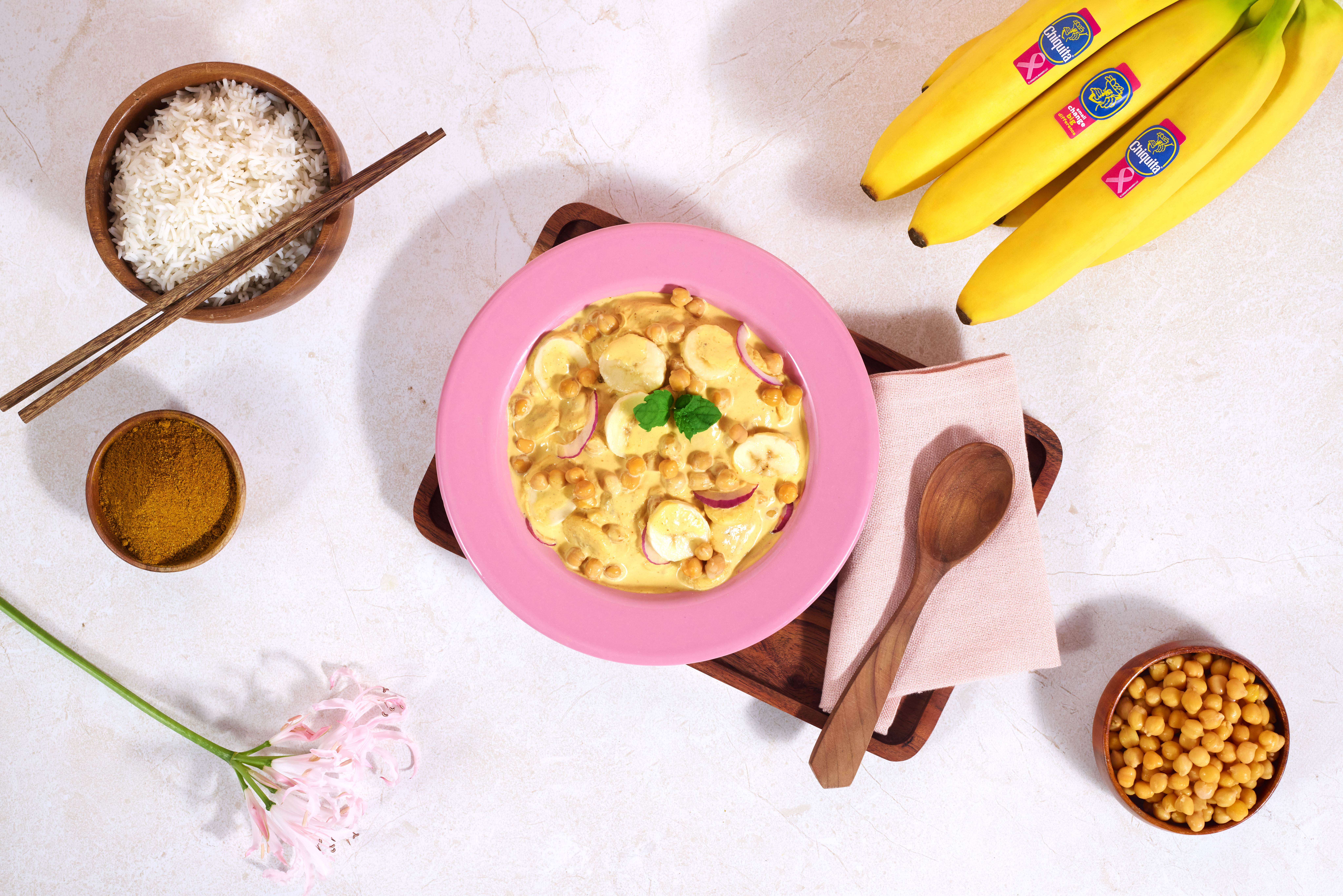 Chiquita Banana and Chickpea Curry