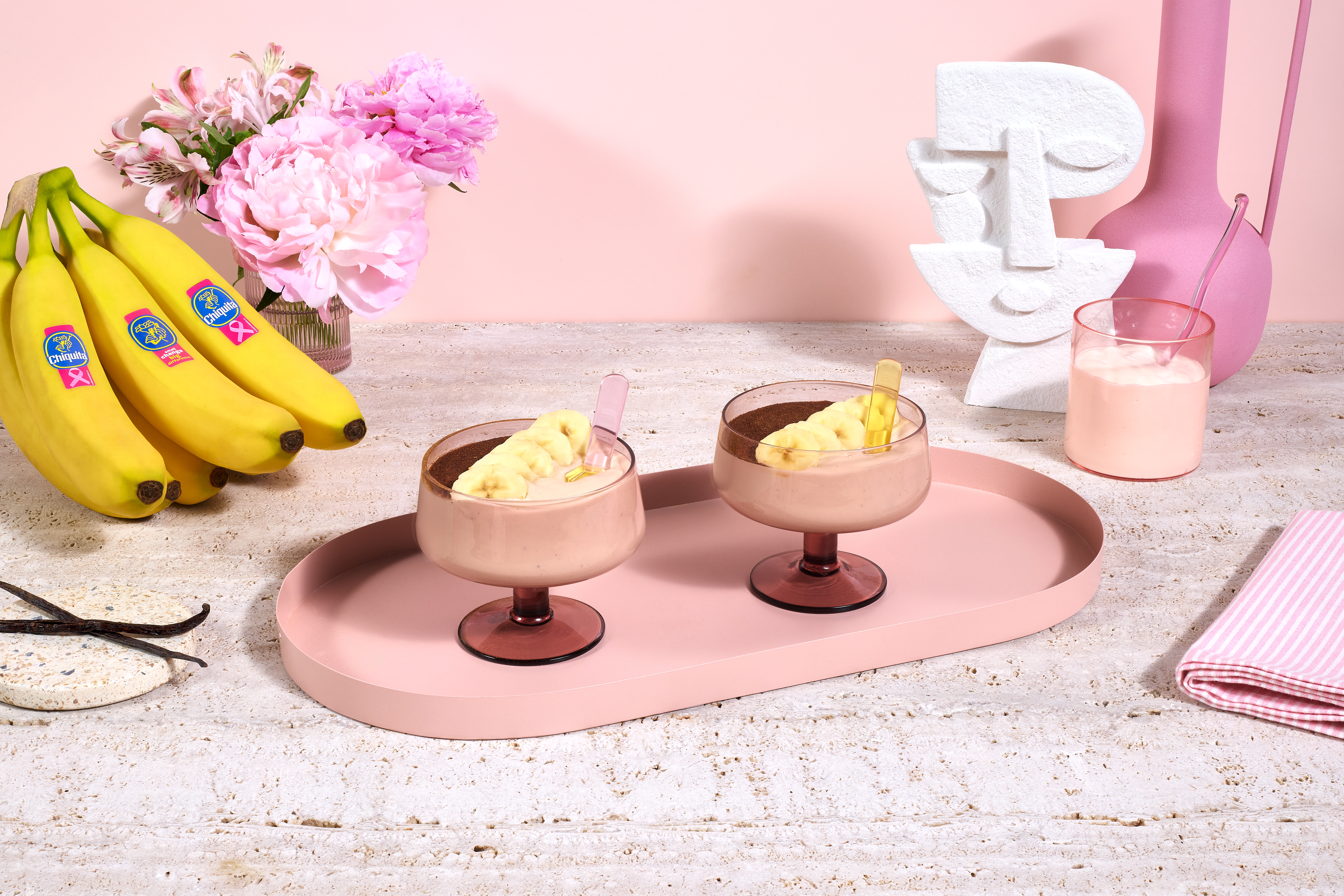 Creamy Chiquita Banana and Yoghurt Dessert